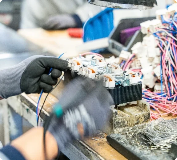 Montering av elkablage och kontakter i Bålsta.